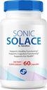 Sonic Solace - 耳の健康のための健全な聴覚、公式のSonic Solaceを維持する高度の方式、全面的な井戸のためのすべての自然なサポート、SonicSolaceのレビュー(60カプセル)