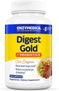 Enzymedica のダイジェストの金 + プロバイオティクス、Gut の健康のための 2-in-1 の方式、消化酵素及び活動的なプロバイオティックの文化、180 の計算