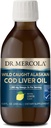 Mercola Wild Caught Alaskan Cod Liver Oil, 6.8 Fl. Oz. (200 mL), 40 サービング, 1,000 mg Omega-3s per サービング, 栄養補助食品, サポート脳と認知機能, 非GMO, MSC 認定