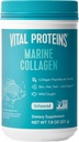 Vital Proteinsの皮の毛の釘の接合箇所のための海洋のコラーゲンのペプチッド粉の補足 - 加水分解されたコラーゲン - サービングごとの12g - 7.8のozのおおい