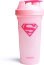 Smartshake Lite正義リーグプロテインシェーカーボトル 800ml – DCコミックウォーターボトル, 耐摩耗性BPA無料ジムシェーカーとプロテインパウダー (スーパーガール)