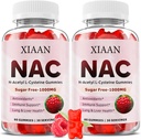 子供のためのNACグミー & 大人, Nアセチル Cysteine 1000mg NACサプリメント 抗酸化剤&免疫サポート, 肺&肝臓の健康, ラズベリー味 120 カウント