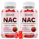 子供のためのNACグミー & 大人, Nアセチル Cysteine 1000mg NACサプリメント 抗酸化剤&免疫サポート, 肺&肝臓の健康, ラズベリー味 120 カウント