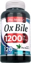 実験室-Bileの塩、OxのBileのサービングごとの1200のmg、120の帽子-消化酵素の補足、オキシのBileの補足。