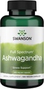 Swanson Ashwagandhaパウダーサプリメント - Ashwagandha Root&Aerial Parts - ストレス救済とエネルギーを促進 - 自然ウェルネス(100カプセル、450mg各)のためのアーユルヴェーダサプリメント