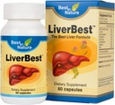 LiverBest - ミルクアザミ、L-タウリン、その他を特徴とするサプリメント
