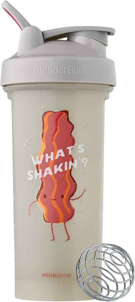 BlenderBottle ただのための楽しい古典的なV2シェーカーボトルタンパク質シェイクスとプレワークアウト、28-オンス、何のShakin'