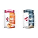 Dymatize ISO100の加水分解蛋白質の粉、100%のWheyの隔離剤、Dunkinの艶をかけられたドーナツの味、20のサービング及びISO100の加水分解蛋白質、100%のWheyの分離蛋白質、蛋白質の25g、5.5g BCAAs