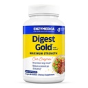 Enzymedicaのダイジェストの金+ ATProの最高の強さの酵素の方式は、Bloatingおよびガス、Amylase、Protease、LipaseおよびLactase、180のカプセルを含む14の主酵素を防ぎます