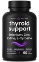 NutraChampsの甲状腺サポート及び副腎サポート補足2-in-1の方式 エネルギー、Metabolism、焦点、Adrenalの疲労及び圧力救助、女性及び人のためのコルチゾールのバランス