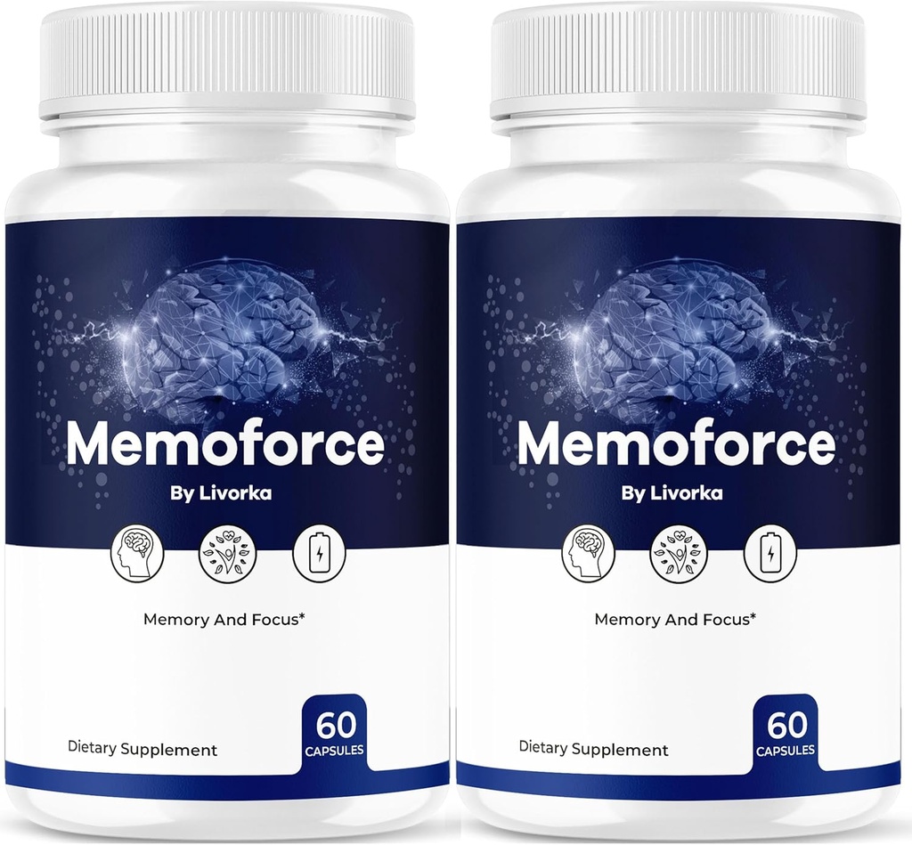 (2パック) Memoforce Brain Supplement - 公式Memoforce Premium Formula Pills、Wellness & Total Health、Memoforceのレビュー、120 カプセル 2 ヶ月