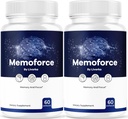 (2パック) Memoforce Brain Supplement - 公式Memoforce Premium Formula Pills、Wellness & Total Health、Memoforceのレビュー、120 カプセル 2 ヶ月