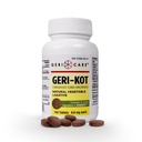 Geri-KOT Senna Laxative & Stool Softener錠, 100ct|天然野菜刺激剤|スムース腸運動セナ錠|高速活性、生体便の軽減|8.6mgのセノシド乳剤