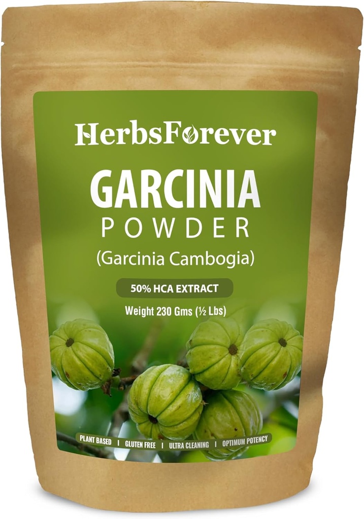 Herbsforever Garcinia Cambogia Powder Support Active & Energetic Body 230 GMS