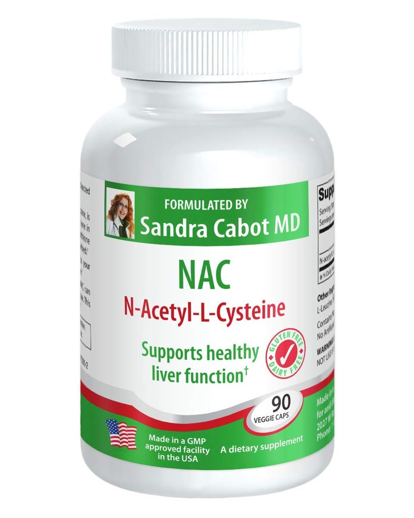 NAC 600のmgのカプセル- Nのアセチル Cysteine 600のmg (90のカプセル)