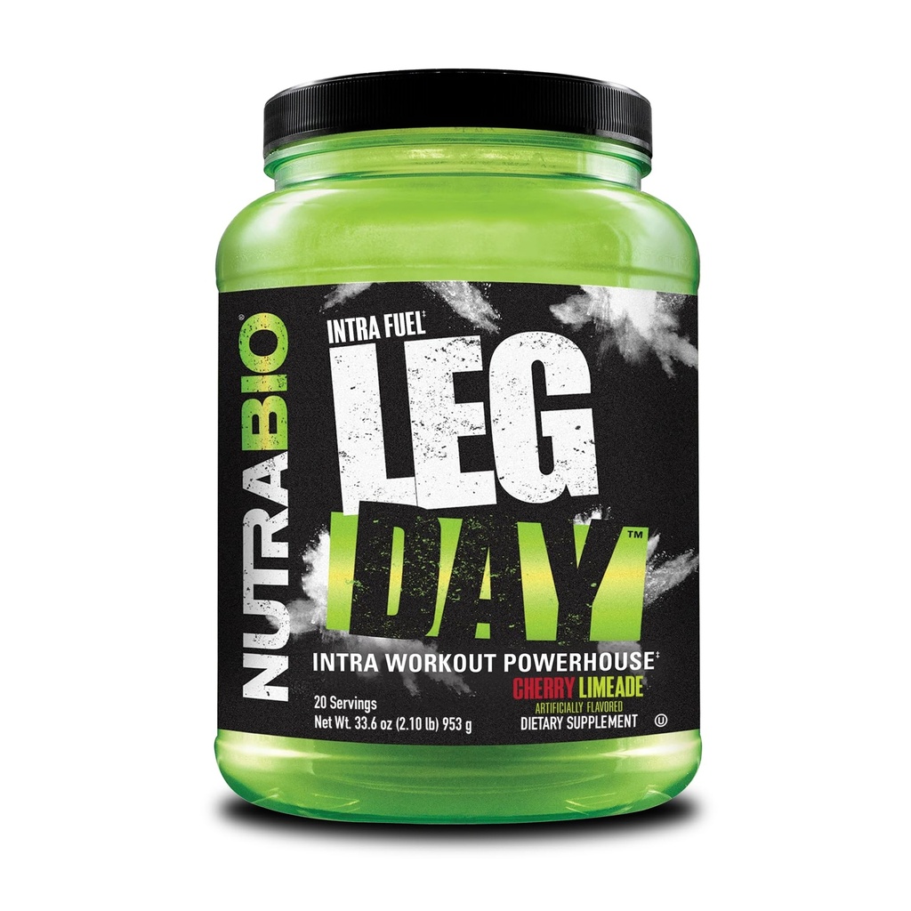 NutraBioの足日イントラワークアウトパウダー - クラスターデキストリン&電解液を備えた高度な炭水化物サプリメント - EAAs / BCAAsの炭水化物パウダー - パフォーマンスのためのCyclicデキストリン - チェリーライム、20のサービング