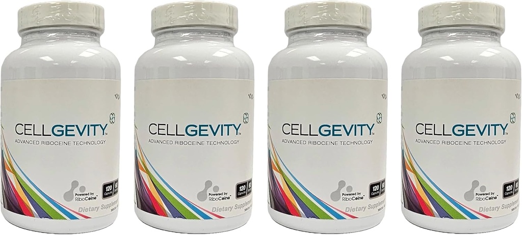 RiboCeine & Antioxidantsによるマックス・インターナショナル・アドバンスト・グルタチオン・サポート | 120 カプセル | 4 パック | 120 日供給 | 細胞の健康をサポート | グルテンフリー・メラミンフリー