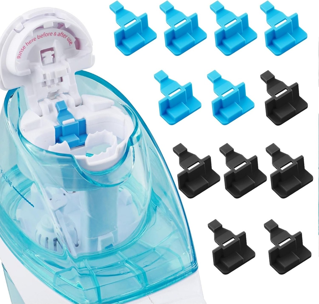 シリコーンソルトウォーターポッドは、Navage Nasal Care Nasal Irrigation Systemと互換性のあるアクセサリーを補充 - ソルトウォーターポッドを保存 容易な操作(6ブラック+ 6ブルー)、ノーマル