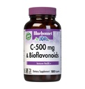 Bluebonnet栄養C-500 mgプラスBioflavonoidカプレット、ビタミンC 500mg、Citrus Bioflavonoids 250mg、免疫の健康、大豆フリー、グルテンフリー、GMO非、コーシャ、乳製品フリー、ビーガン、180カプレット