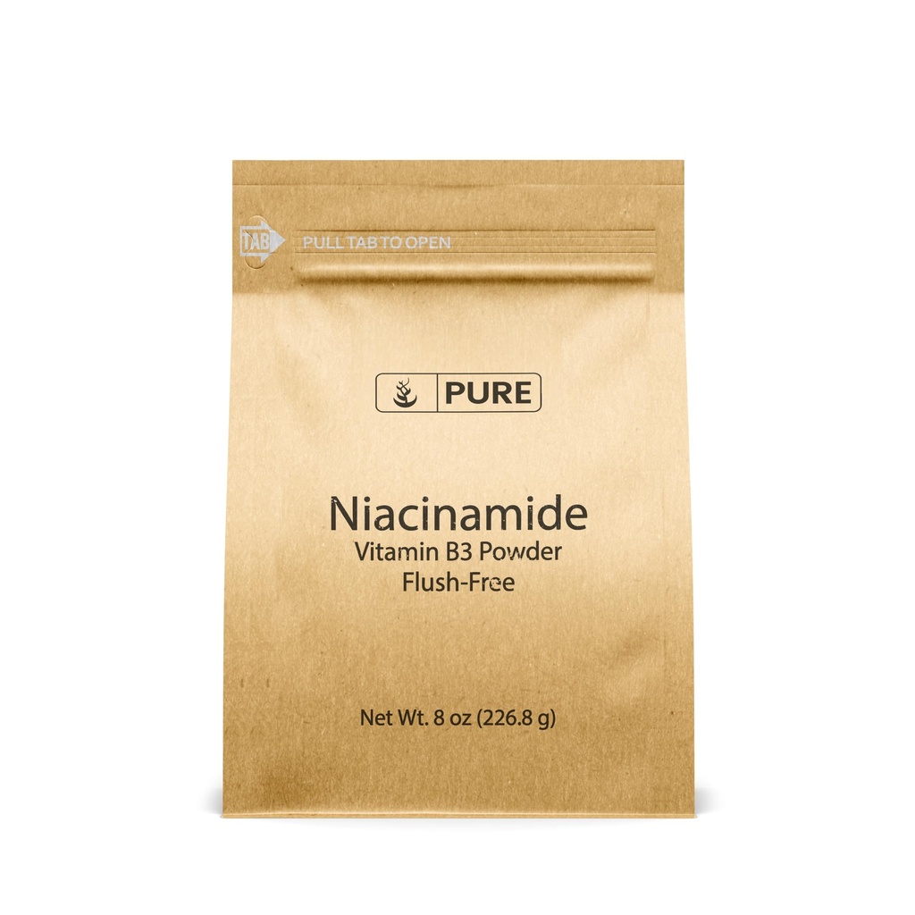 純粋で元のINGREDIENTSのナイアシンアミド(8oz)のフラッシュなしのビタミンB3の粉、食事療法の補足