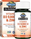 生命ケルセチン亜鉛の庭は、Bone Health、Brast Health、Skin HealthのビタミンD3と毎日の免疫サポートサプリメント - Drフォーミュレート - グルテンフリー、非GMO - 30ミニタブ