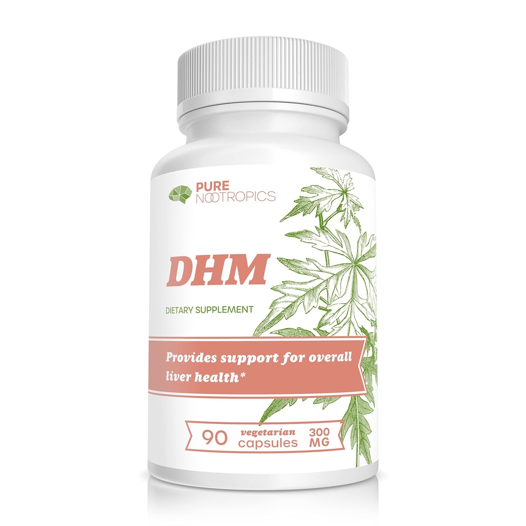 純正ノトropics Dihydromyricetin(DHM)300mgカプセル | Hovenia Dulcisエキス | 90 Veg キャップバリューパック | 肝健康をサポート | アルコールサポート後 | パーティ スマート