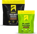 Ascent Whey 4 lb + 植物蛋白質の粉 18 サービング - チョコレート
