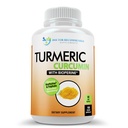ターメリッククルクミンサプリメント - 2250mg/d - ベジギーキャップ - ブラックペッパーエキス(バイオペリン)で95%クルクミノids - 750mgカプセル - 100%有機 - ほとんどの強力なターメリック(180カウント)