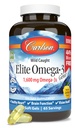 カールソン - エリートオメガ-3宝石、1600 mg Omega-3脂肪酸 EPAとDHA、ノルウェー、ワイルドキャッチフィッシュオイルサプリメント、持続的に供給オメガ3フィッシュオイルカプセル、レモン、130ソフトゲル