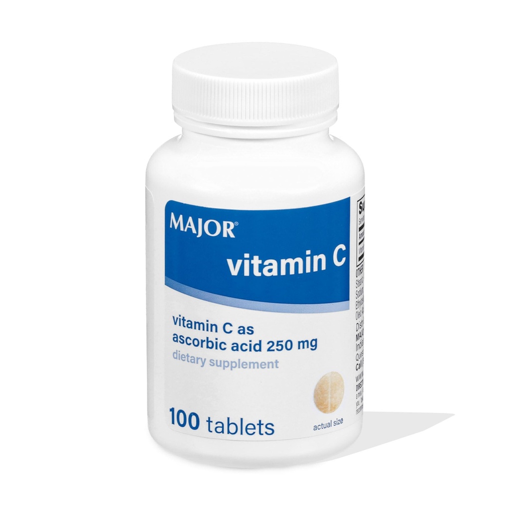 MAJORビタミンC 250 Mg - サプリメント - 100錠(1パック)