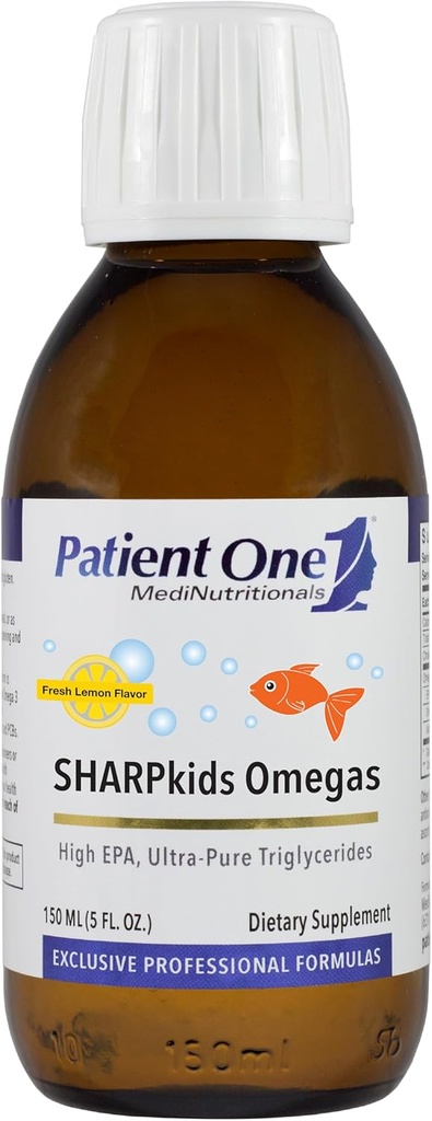患者様 1 個体 オメガ 3 魚油 | レモン風味 | 5 fl oz