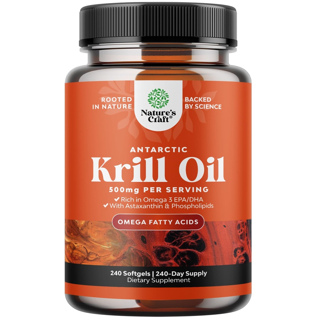 脳の接合箇所及び中心のためのEPA DHA及びアスタキサンチンが付いているAntarctic Krillオイル500mgのSoftgels - Omega 3のKrillオイルの補足-第3党実験室はGluten GMOかFishy Aftertasteをテストしました(供給まで8か月)