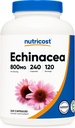 Nutricost Echinacea 800mg、240カプセル - ベジタリアンキャップ、非GMO、グルテンフリー、120サービング