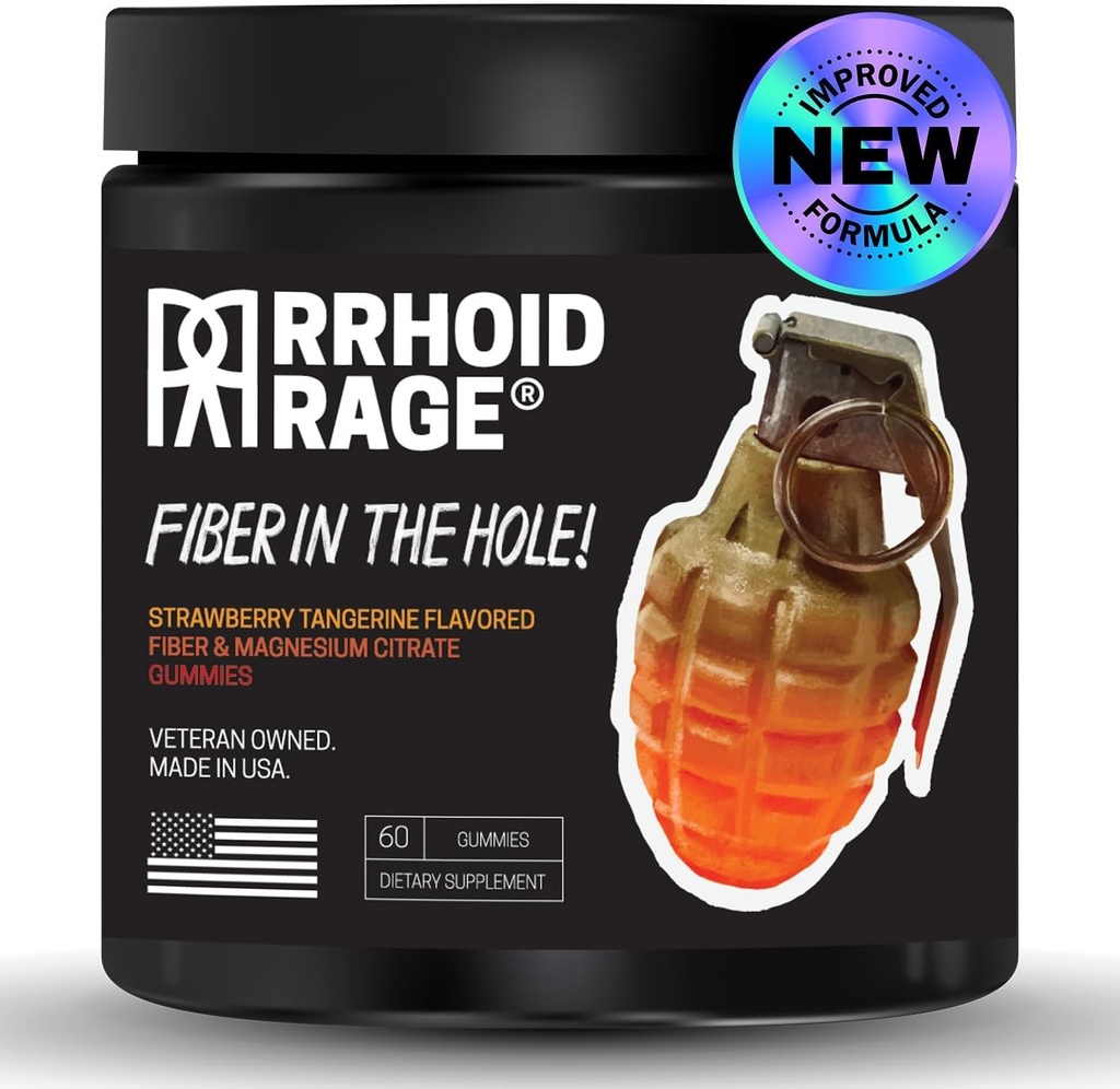 繊維およびマグネシウムのグミ、米国で作られて、消化器の健康を支えて下さい、便秘を取り除きます、助けは痔を防ぎます、容認性および不溶解性繊維、60のctを両方持っています (1)