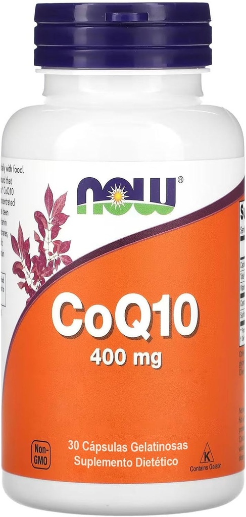 NOW Coq10 400mg, 30 Softgels