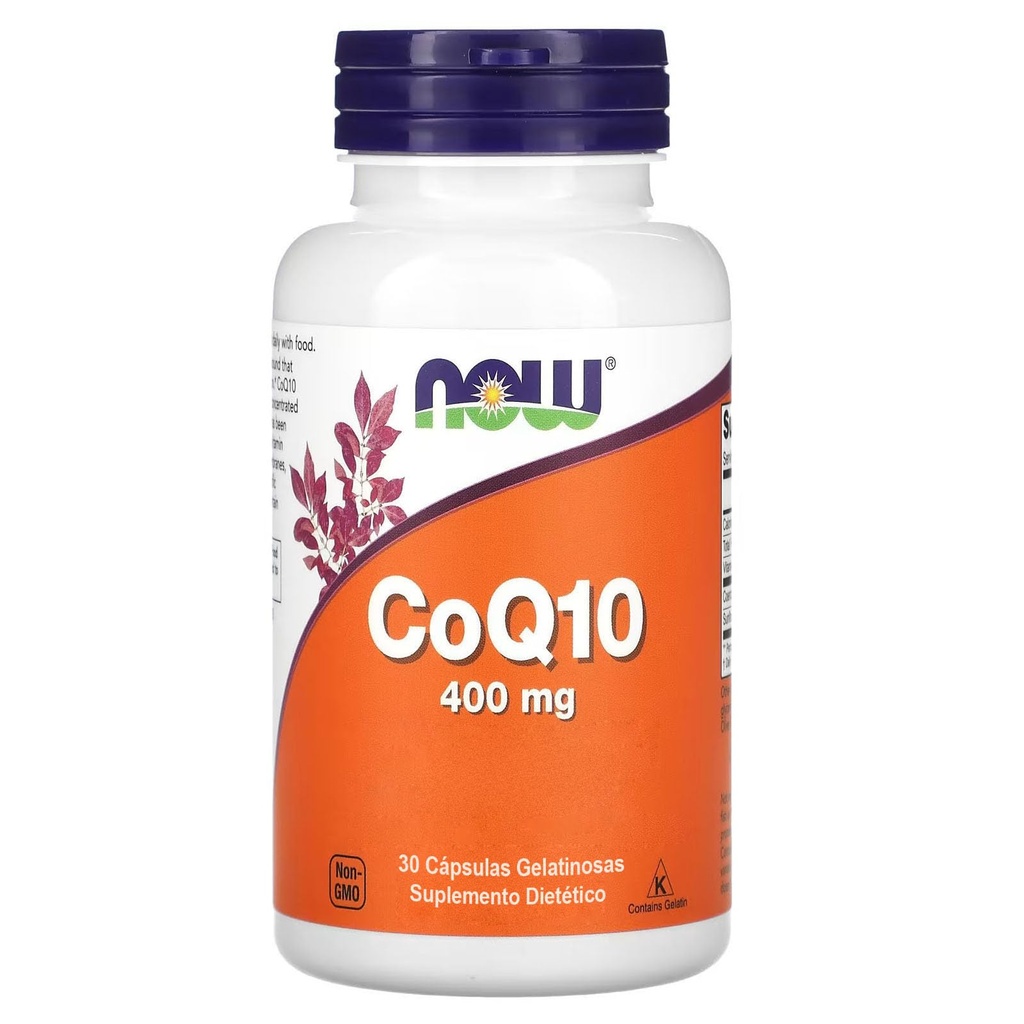 NOW Coq10 400mgの30のSoftgels