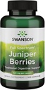 Swanson Juniper Berriesの消化器免疫システム健康繊維の草の補足520のmg 100のカプセル(帽子)