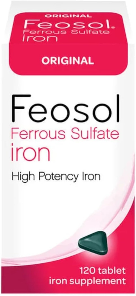 Feosolの元の鉄硫酸塩の鉄の補足、120 CT (3)のパック