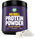 2lb No Bull Unflavored Whey Protein Powder, Pure, Instantized Whey Supplement,High Protein, Low Carb, No Fillers, No Additives, Flavorless