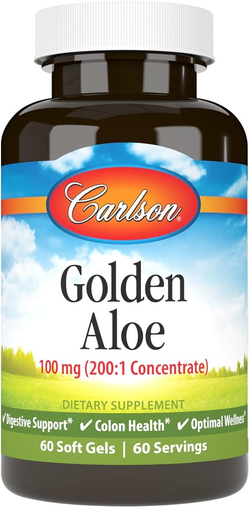 カールソンラボゴールデンアロエ100mg、60CT