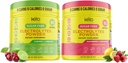 Keto Vitalsチェリーリメードバンドルとラズベリーモネード - 2パックバンドルKeto電解質パウダー - カリウム、マグネシウム、ナトリウム、カルシウムと電解液 - チェリーリメード&ラズベリーモネード