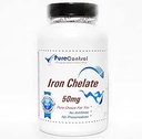 アイアンチェレート50mg // 200カプセル // ピュアコントロールサプリメント