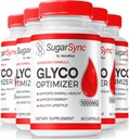 NutraRize (5パック) 砂糖 Sync Glyco Optimizer カプセル、公式 SugarSync Glyco Optimiser、砂糖 Sync ジョイントオプティマイザ、砂糖 Sync Gluco Cleanse Detox フォーミュラ、SugarSync Glycol レビュー(300カプセル)