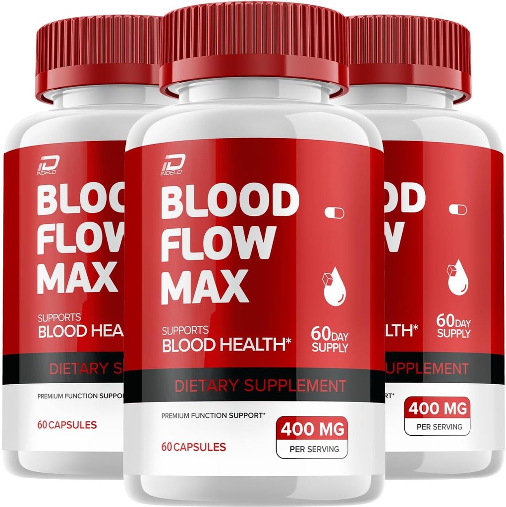 血流マックスカプセル - BloodFlowMaxアドバンストフォーミュラ、BloodFlow最大エクストラ強度、全体的なウェルネス、オールナチュラルビタミン、レビュー(3パック - 180カプセル)