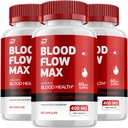 血流マックスカプセル - BloodFlowMaxアドバンストフォーミュラ、BloodFlow最大エクストラ強度、全体的なウェルネス、オールナチュラルビタミン、レビュー(3パック - 180カプセル)