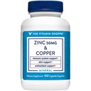 銅と亜鉛 - 免疫健康をサポート - 50 MG (100 ベジタリアンカプセル)