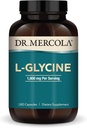 Mercola L-Glycine博士 - グルタチオン&コラーゲンのエイドの生産 - 心臓、脳、消化器、代謝、免疫の健康をサポート - 非GMO、グルテンフリー&大豆フリー - 180カプセル(90の摂食)