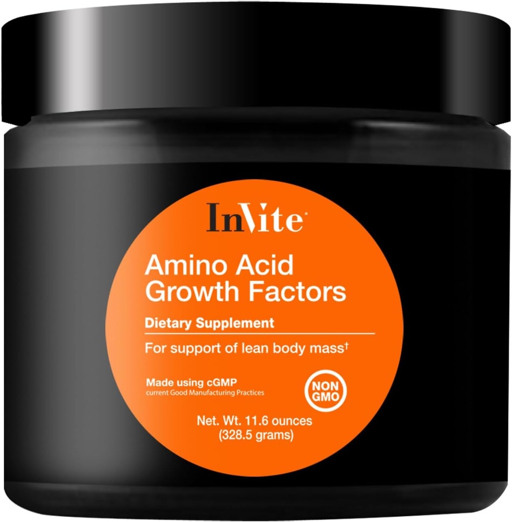 Invite健康アミノ酸成長因子 - 筋肉、免疫、消化および循環の健康をサポート - L-グルタミン、L-アルギニン、L-オルニシン、L-リジン、およびグリシン - 30のサービングが含まれています