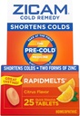 Zicamの風邪-救済亜鉛Rapidmelts、Citrusの味、25の計算(2のパック)