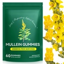 肺デトックスのためのMulleinグミー, 2000mg Mulleinリーフ抽出物 呼吸 & 消化 & 免疫サポート, 呼吸器のための粘液ヘルブサプリメント, 免疫, ビーガン 60 グミ
